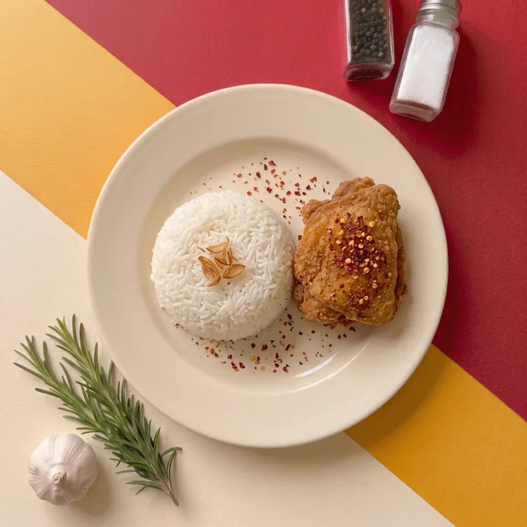 Nasi + Rosemary Garlic Paha Atas