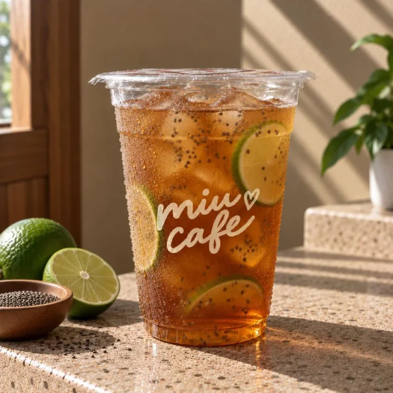 Iced Chia Lime Tea